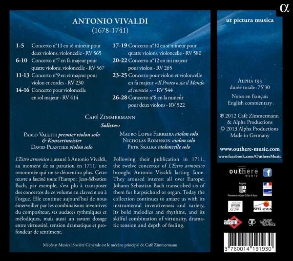 VIVALDI: Estro Armonico - Libro secondo - slide-1