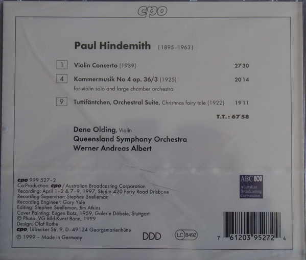 HINDEMITH: Violin concerto - slide-1