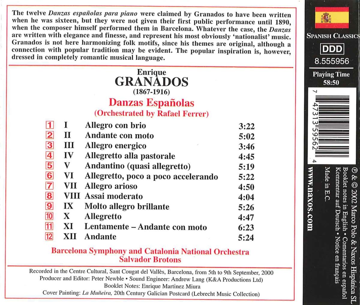 GRANADOS: Spanish Dances - slide-1