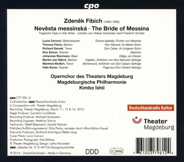 Fibich: Nevesta messinská - The Bride of Messina - slide-1