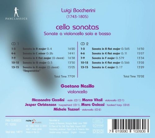 Boccherini: Cello Sonatas - slide-1