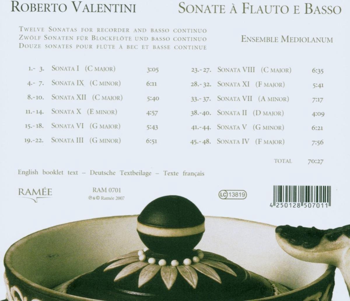 Valentini: Sonate Flute - slide-1