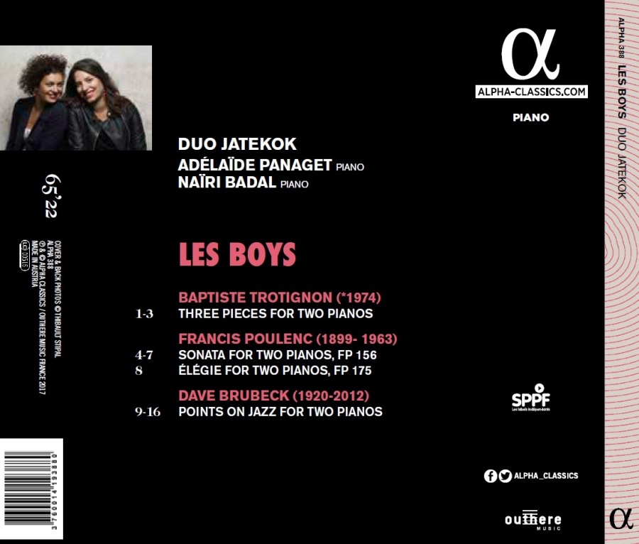 Les Boys - Poulenc/ Trotignon/ Brubeck - slide-1