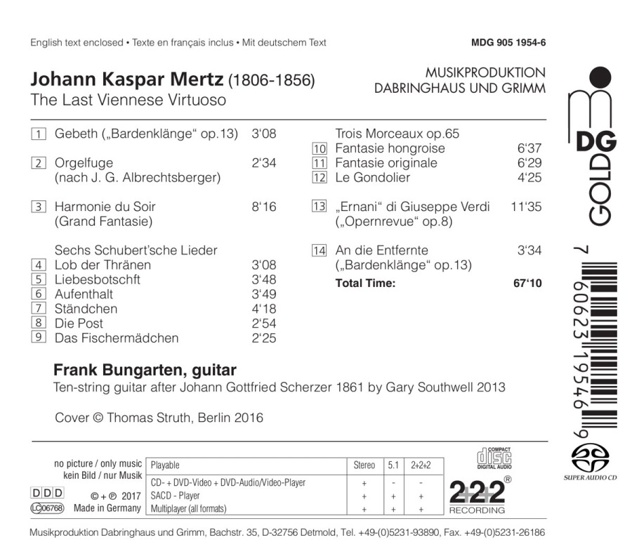 Mertz: The last Viennese Virtuoso - Guitar Works - slide-1
