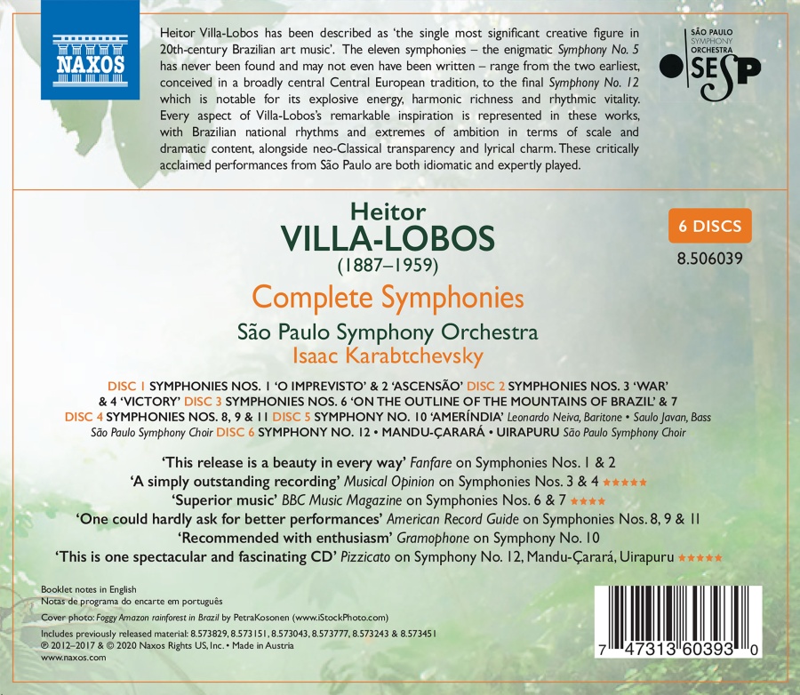 Villa-Lobos: Complete Symphonies - slide-1
