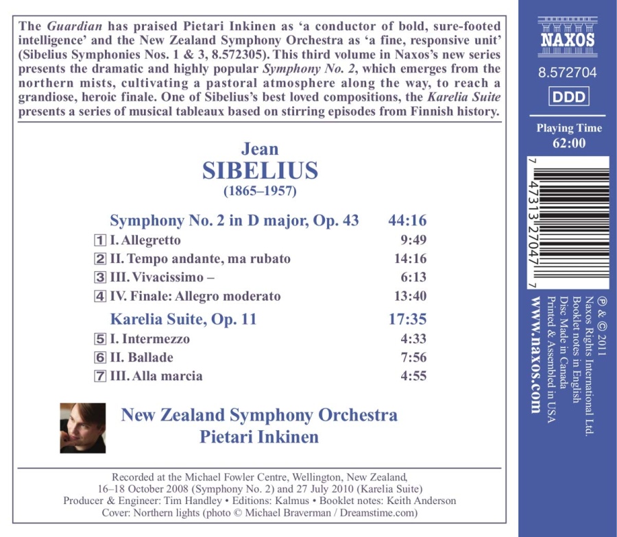 Sibelius: Symphony No. 2, Karelia Suite - slide-1