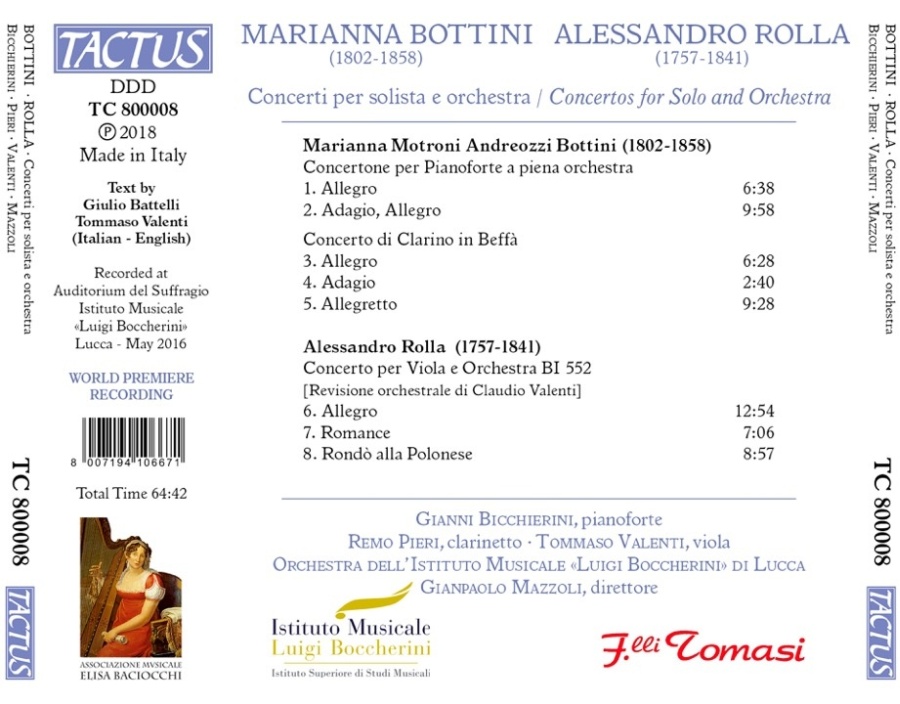 Bottini & Rolla: Concerti per solista e orchestra - slide-1