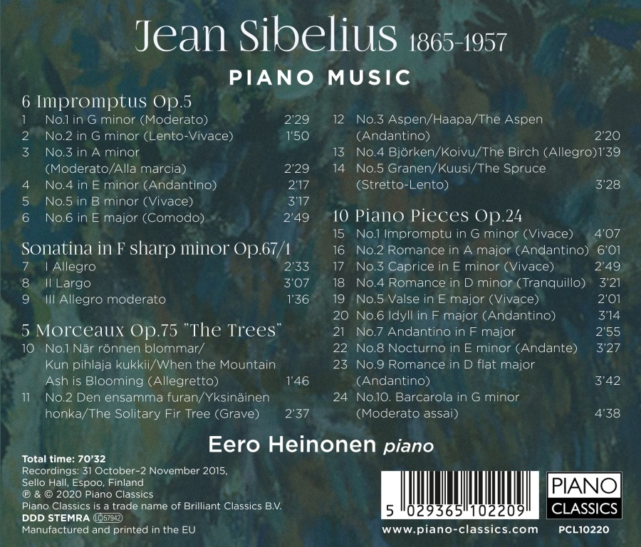 Sibelius: Piano Music - slide-1