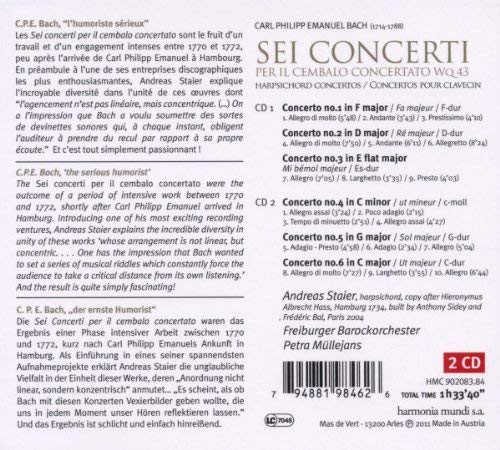 Bach, C.P.E: Sei concerti per il cembalo concertato WQ 43 - slide-1