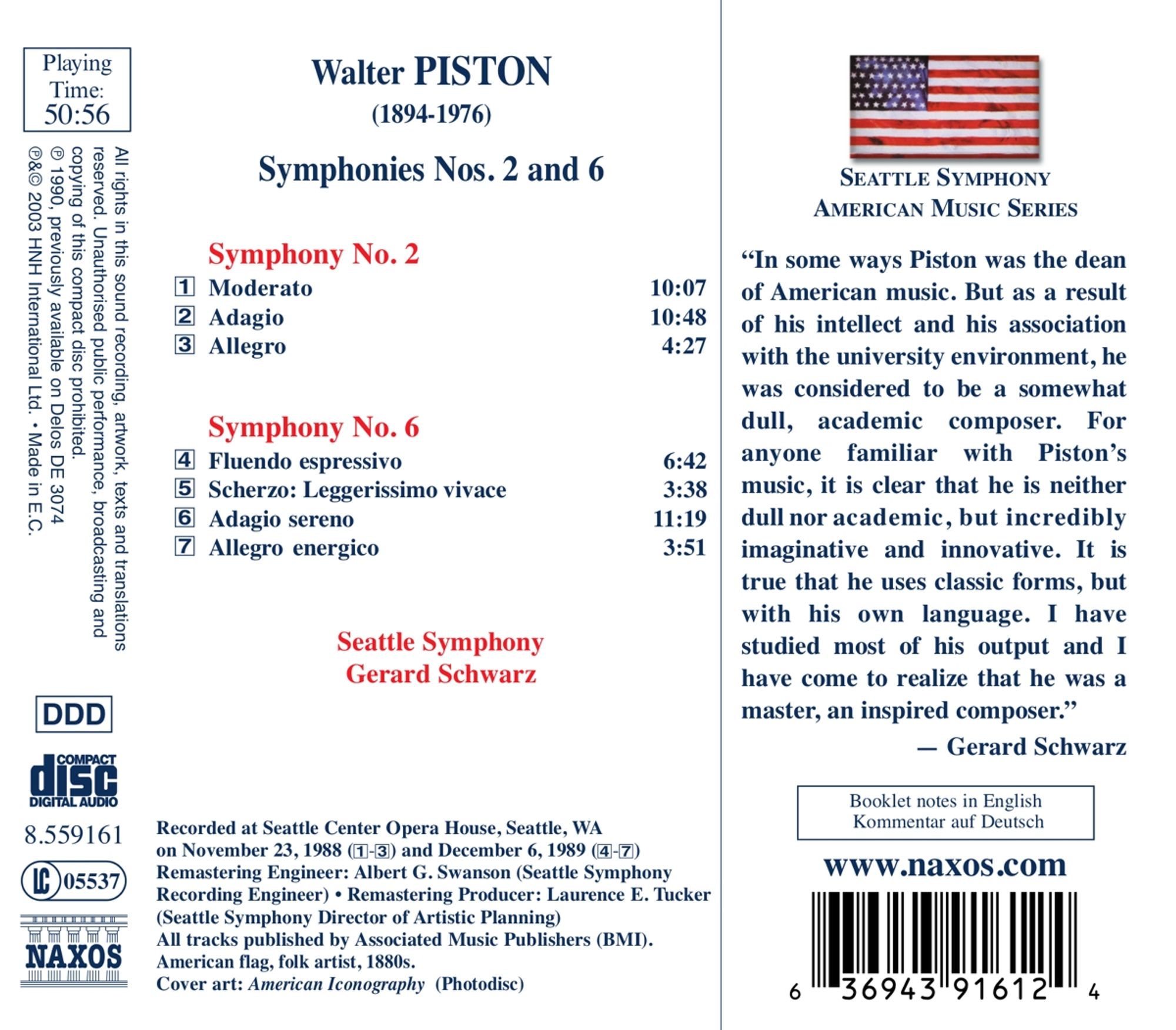 PISTON: Symphonies nos. 2 & 6 - slide-1