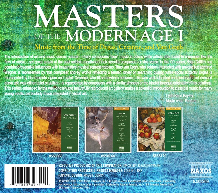 Masters of the Modern Age , Music from the Time of Degas, Cezanne and Van Gogh - slide-1