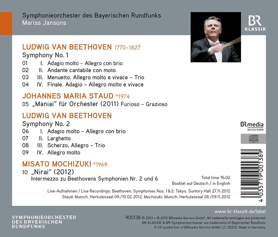 Beethoven: Symphonies Nos. 1 & 2 - slide-1