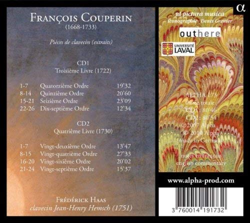 COUPERIN: Pièces de clavecin des Livres III & IV - slide-1