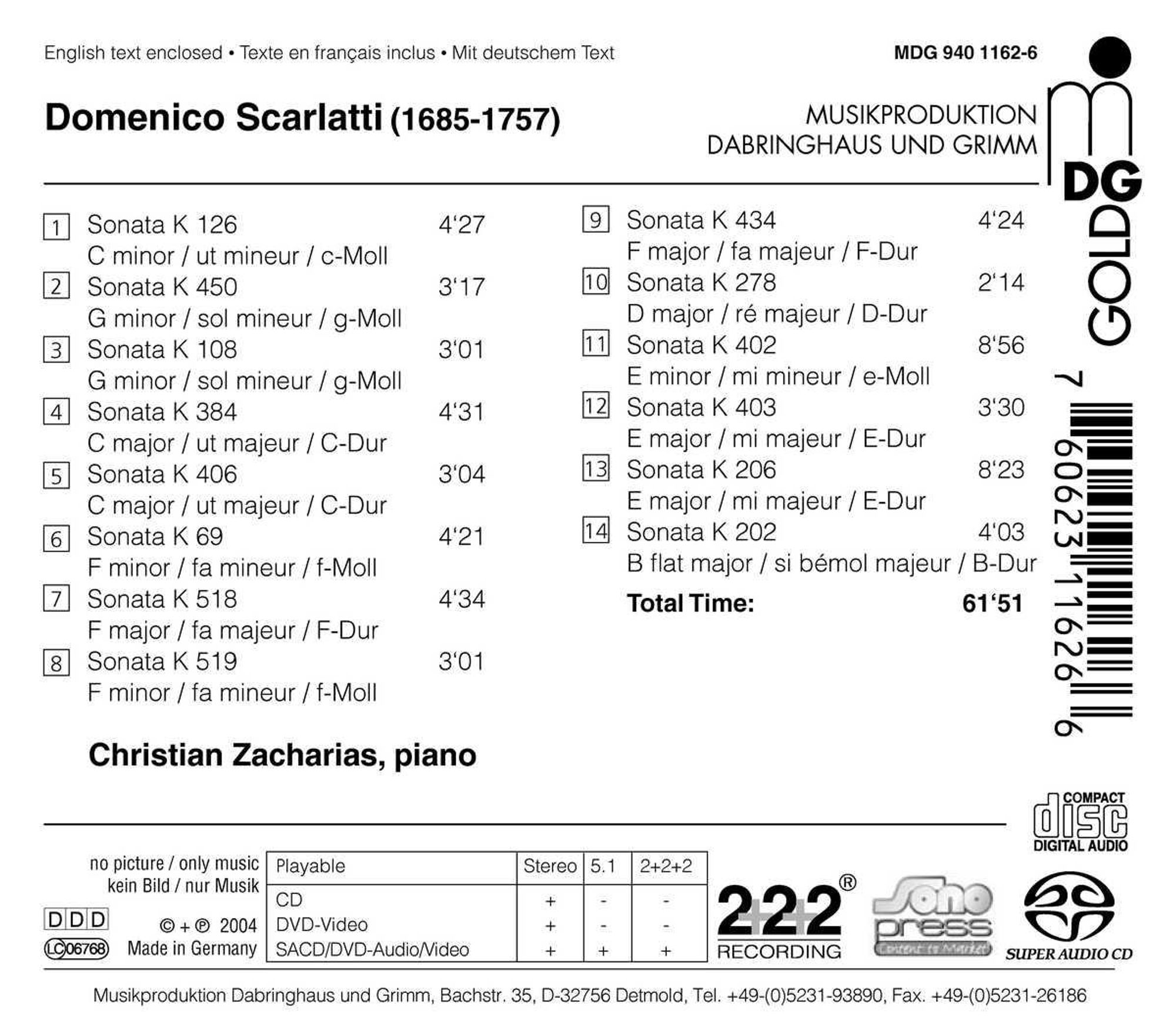 SCARLATTI: Sonatas - slide-1