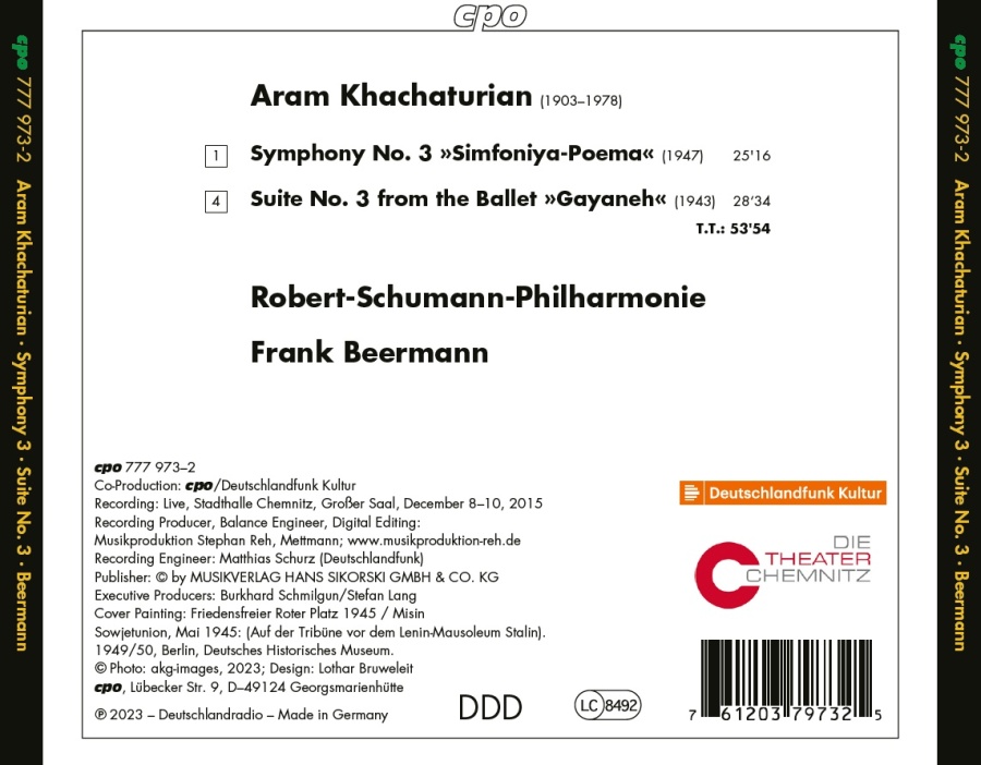 Khachaturian: Symphony No. 3; Gayaneh Suite No. 3 - slide-1