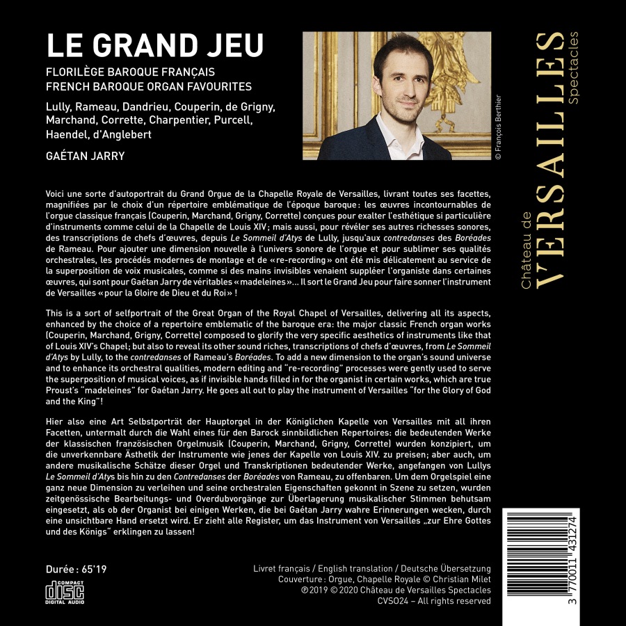 Le Grand Jeu - French Baroque Organ Favourites - slide-1