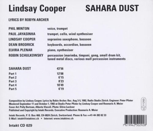 Lindsay Cooper: Sahara Dust - slide-1