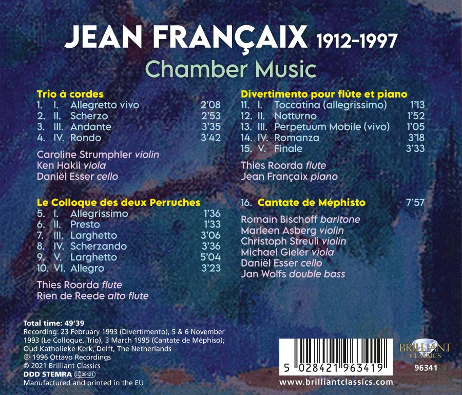 Françaix: Chamber Music - slide-1