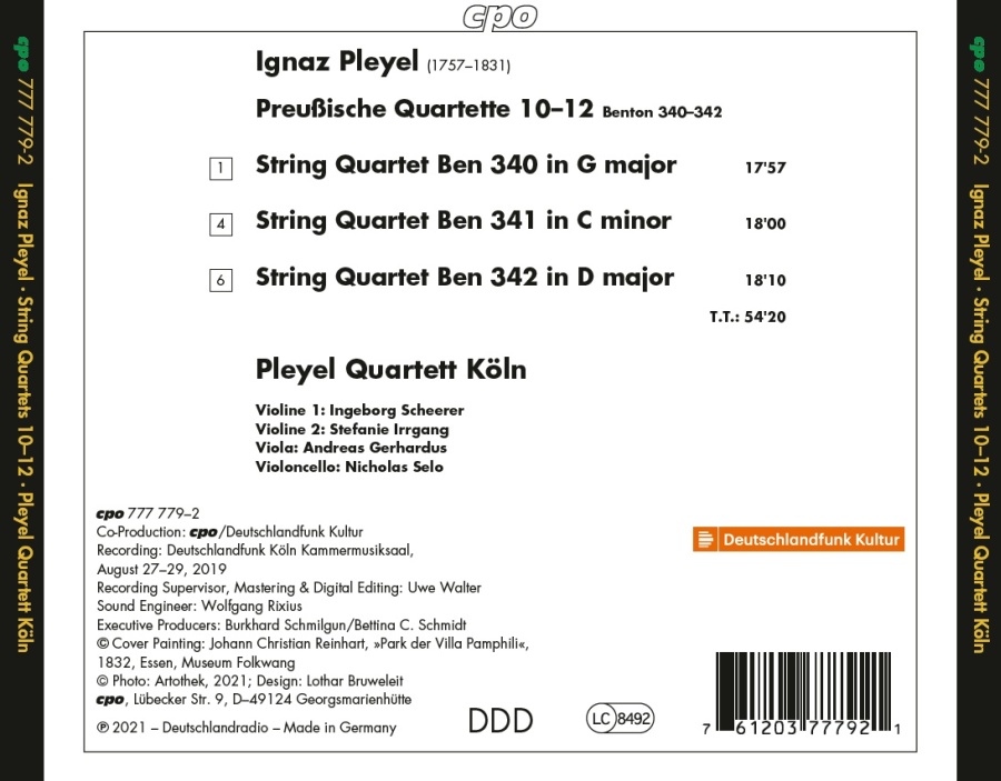 Pleyel: Preußische Quartette 10 - 12 - slide-1