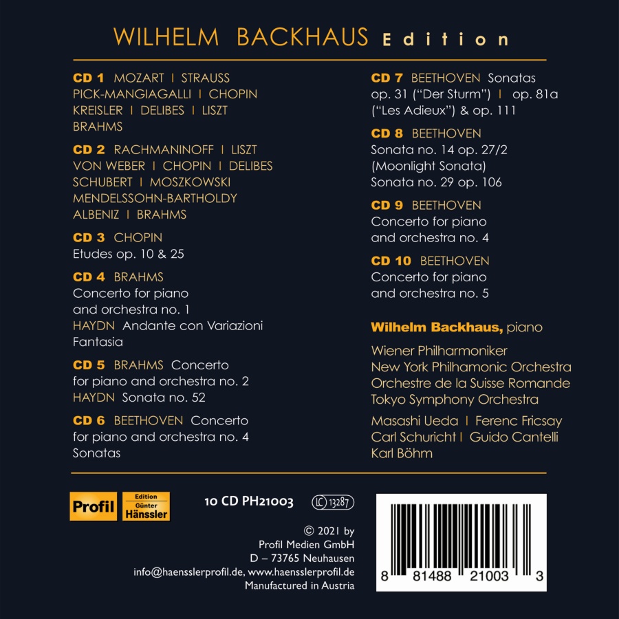 Wilhelm Backhaus Edition - slide-1