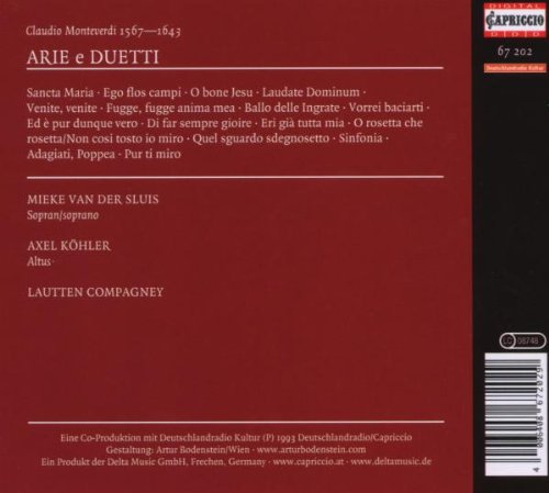 MONTEVERDI: Arie e duetti - slide-1