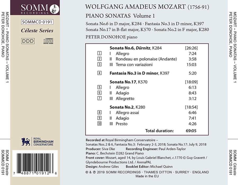Mozart: Piano Sonatas Vol. 1 - slide-1