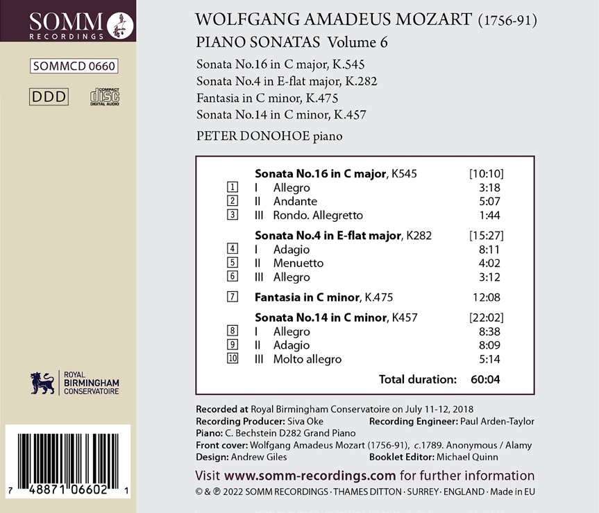 Mozart: Piano Sonatas Vol. 6 - slide-1