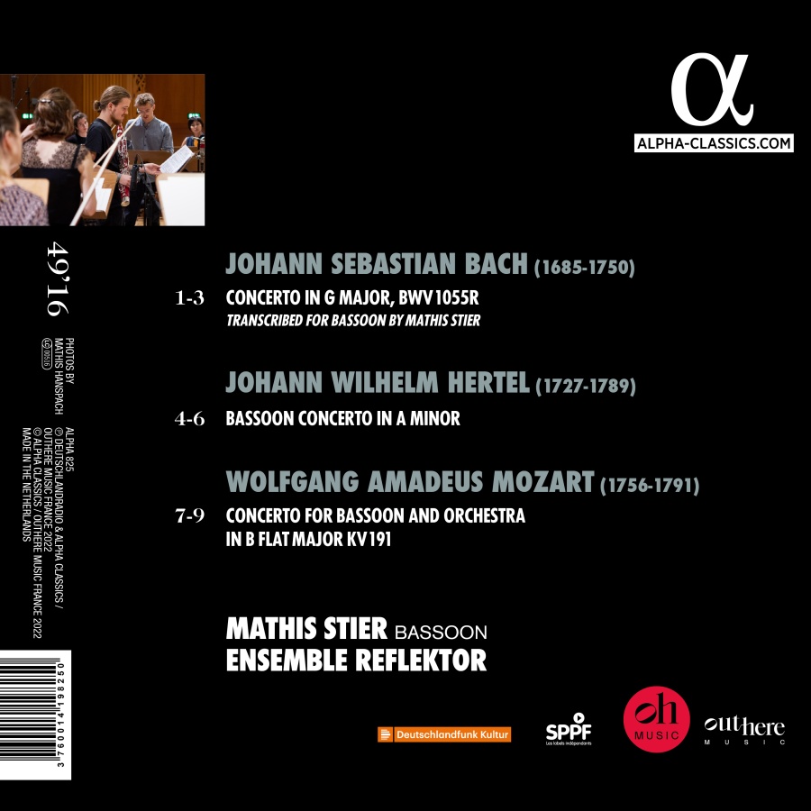 Sentiment - Bach; Mozart; Hertel: Bassoon Concertos - slide-1