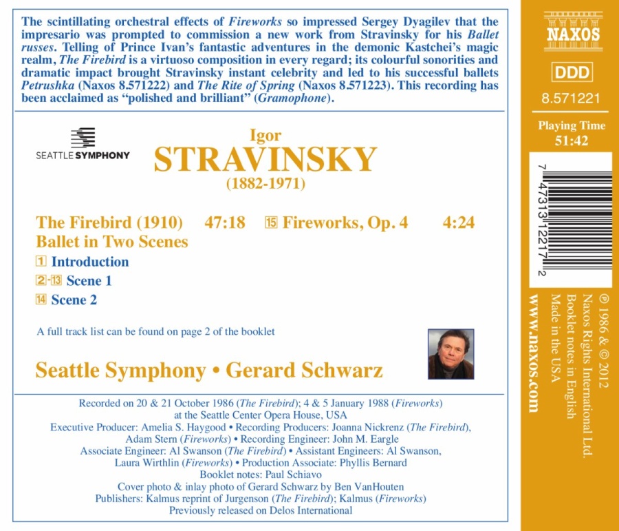 STRAVINSKY: The Firebird; Fireworks - slide-1