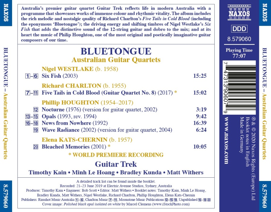 Bluetongue - Australian Guitar Quartets - slide-1