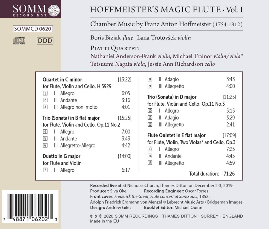 Hoffmeister’s Magic Flute, Volume I - slide-1