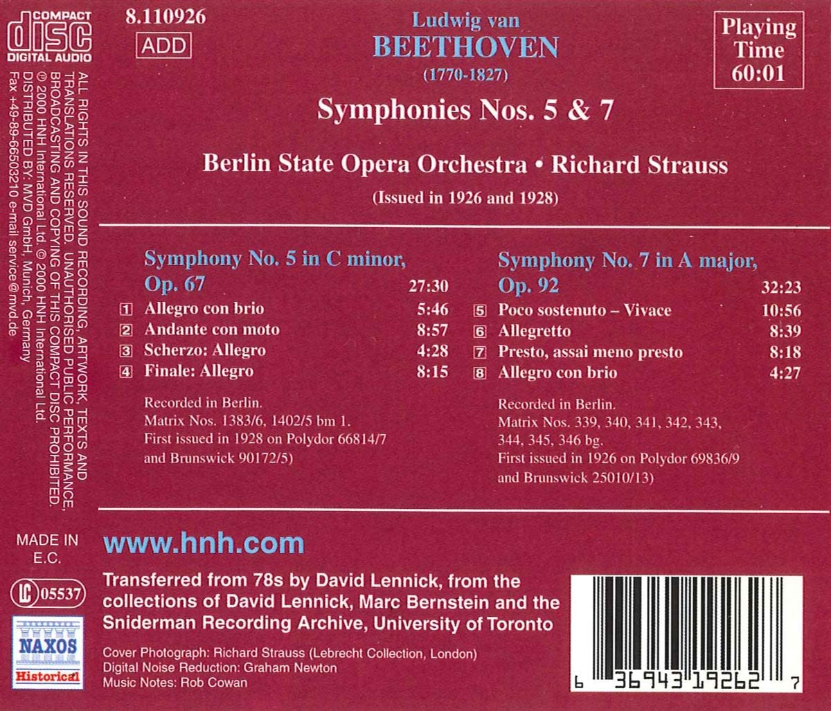 Beethoven: Symphonies Nos 5 & 7 - slide-1