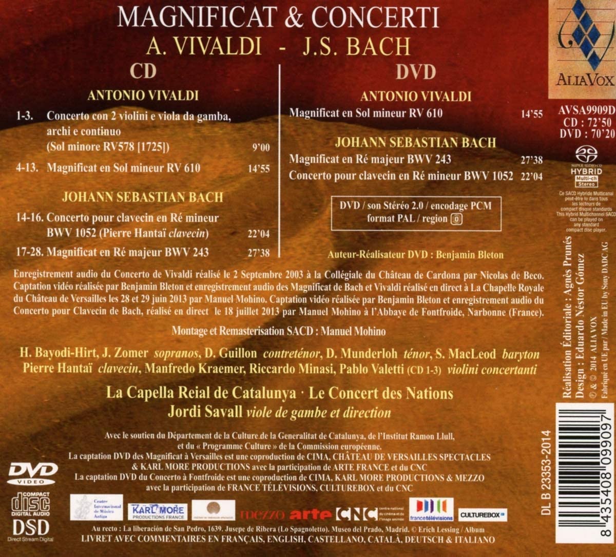 Vivaldi: Magnificat & Concerto RV578 Bach: Magnificat & Concerto pour clavecin - slide-1
