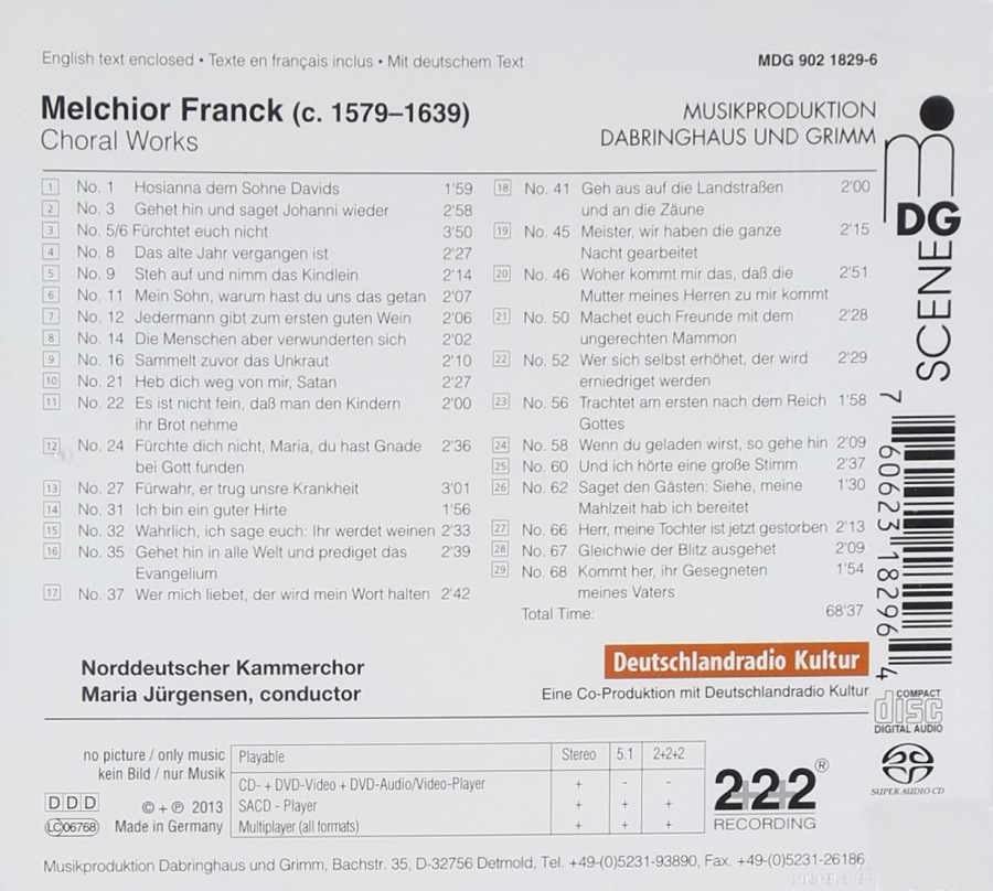 Franck: Choral Works - German Gospel Motets - slide-1