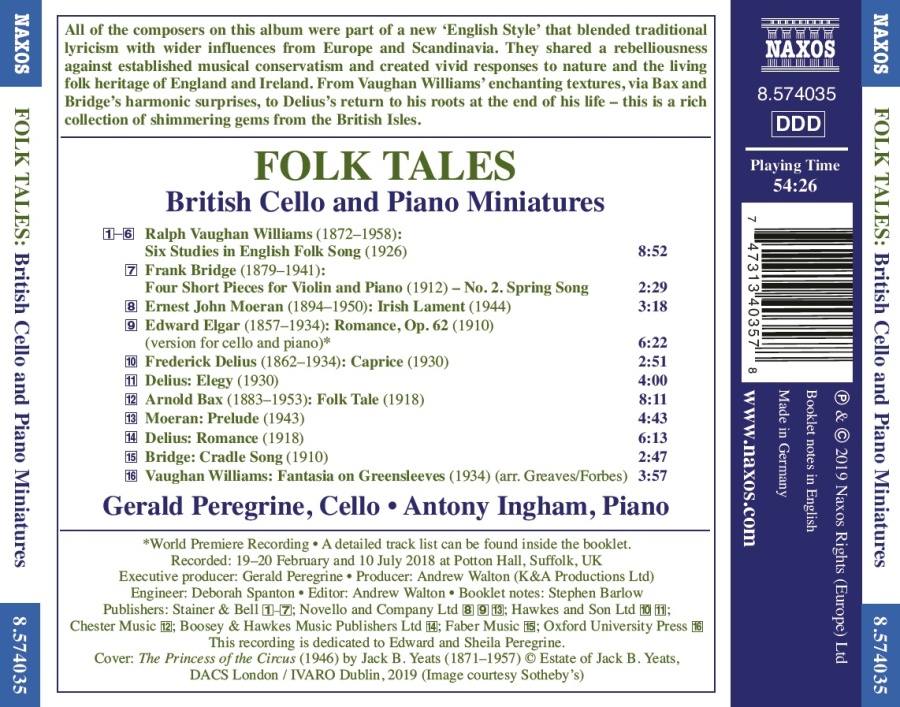 Folk Tales - British Cello and Piano Miniatures - slide-1