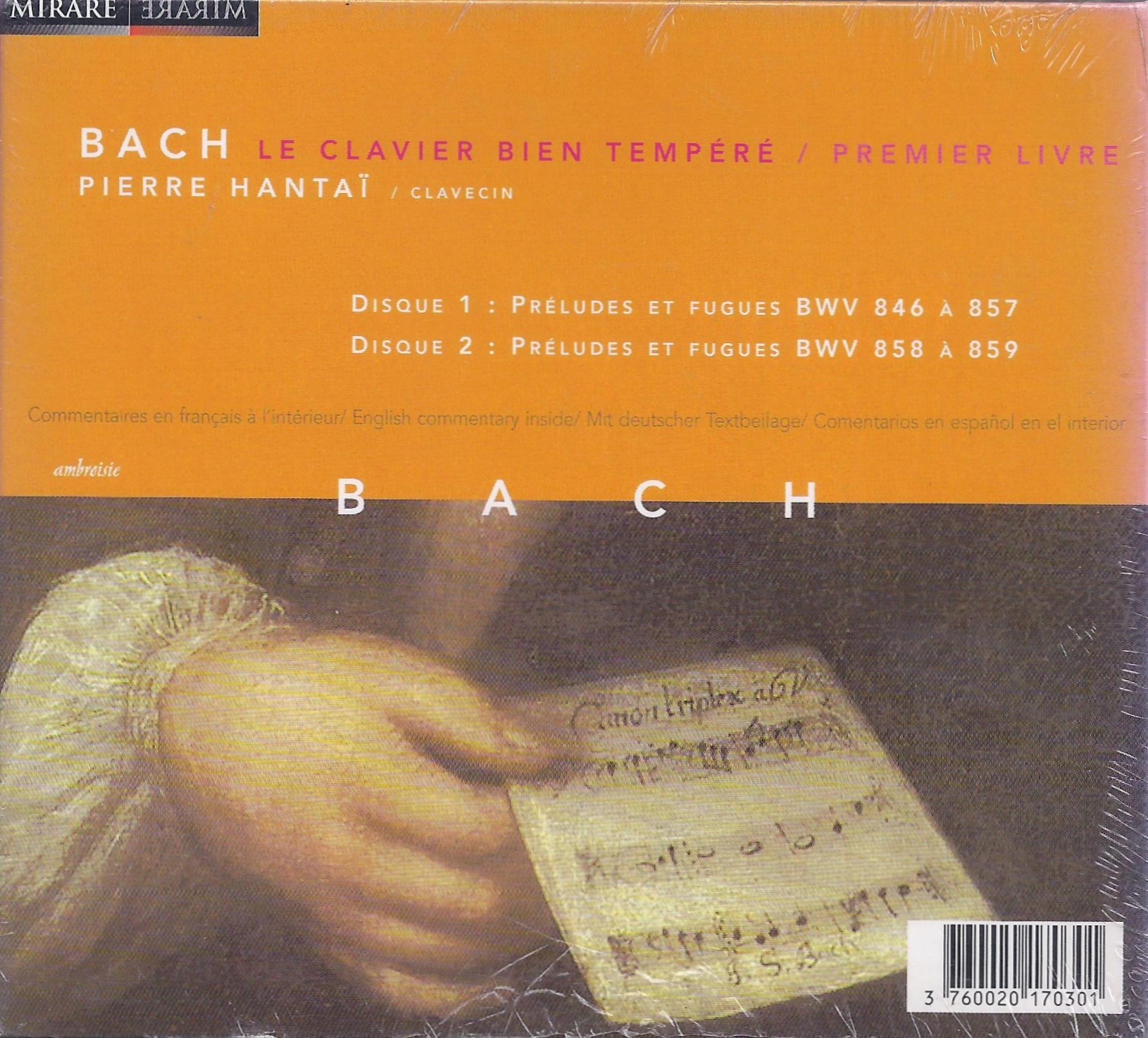 Bach: Das wohltemperierte klavier Book 1 - slide-1