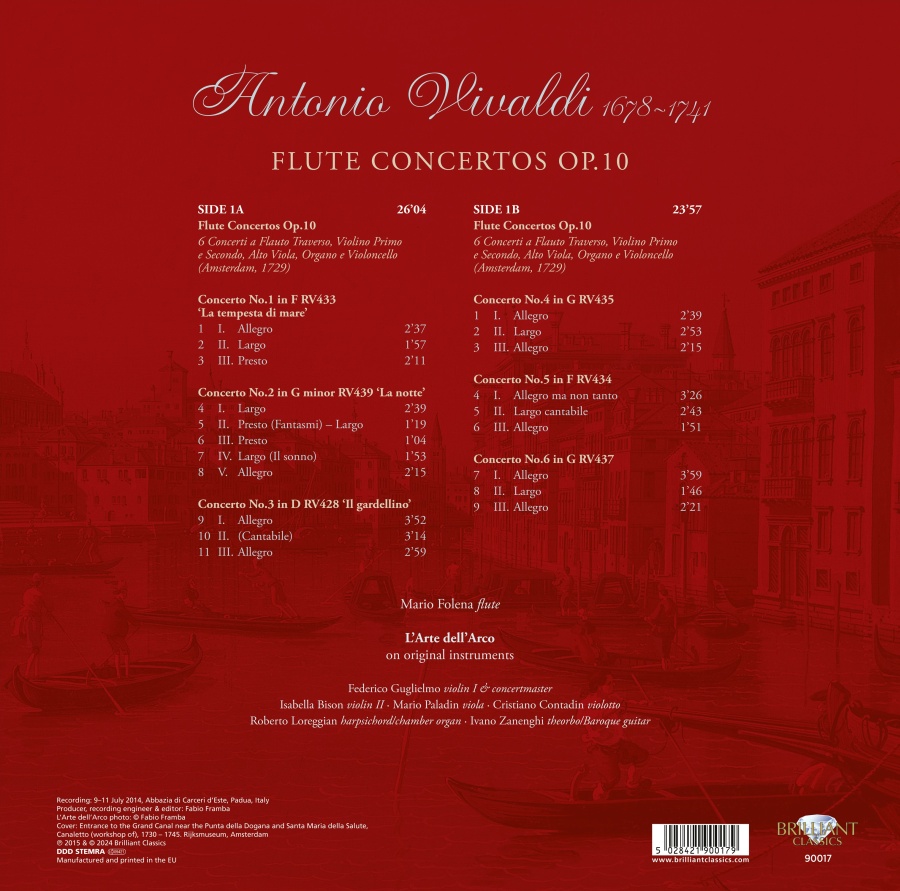 Vivaldi: Flute Concertos Op. 10 (LP) - slide-1