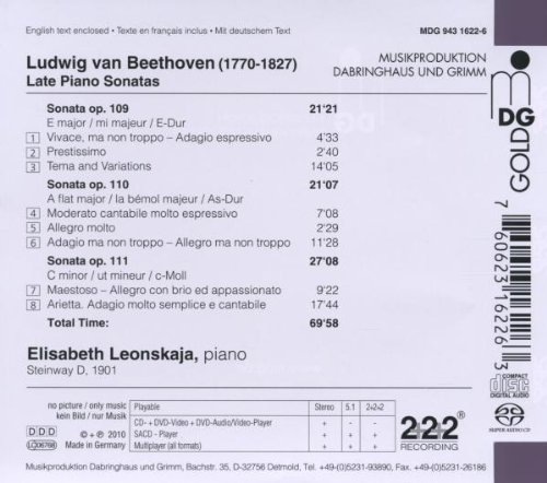 Beethoven: Piano Sonatas op. 109 - 111 - slide-1