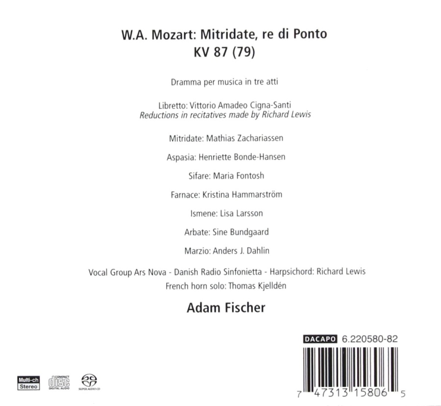 Mozart: Mitridate, re di Ponto  (3 SACD) - slide-1