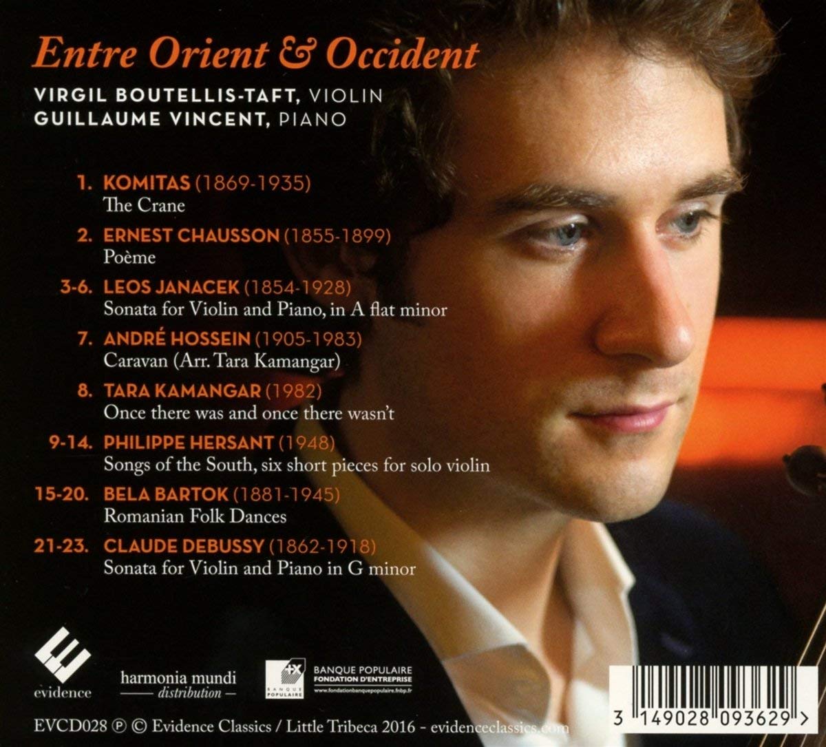 Entre Orient & Occident - Bartok; Chausson; Janacek; Debussy; ... - slide-1