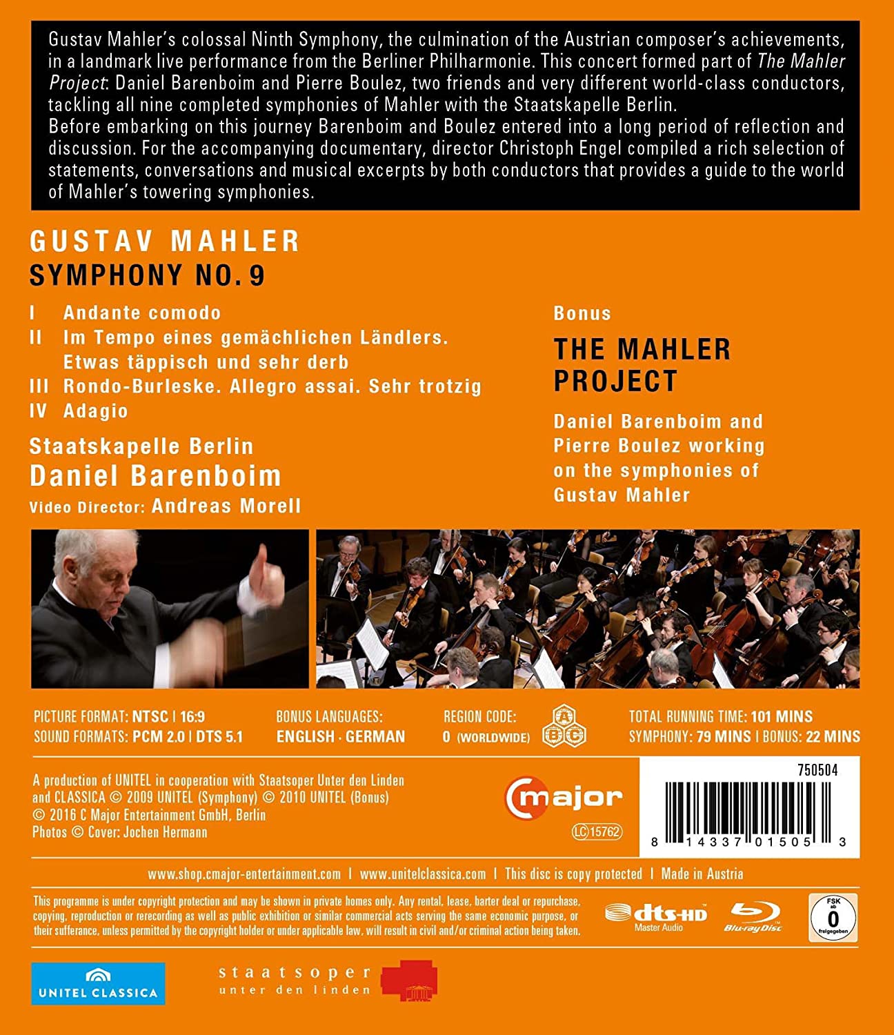 Mahler: Symphony No. 9,  Daniel Barenboim - slide-1