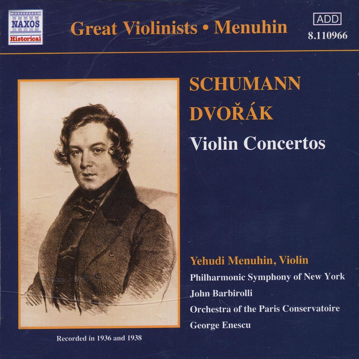 Dvorák / Schumann: Violin Concertos