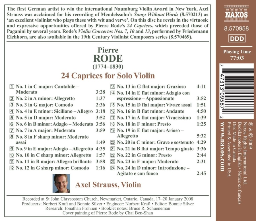 RODE: 24 Caprices for Solo Violin - slide-1
