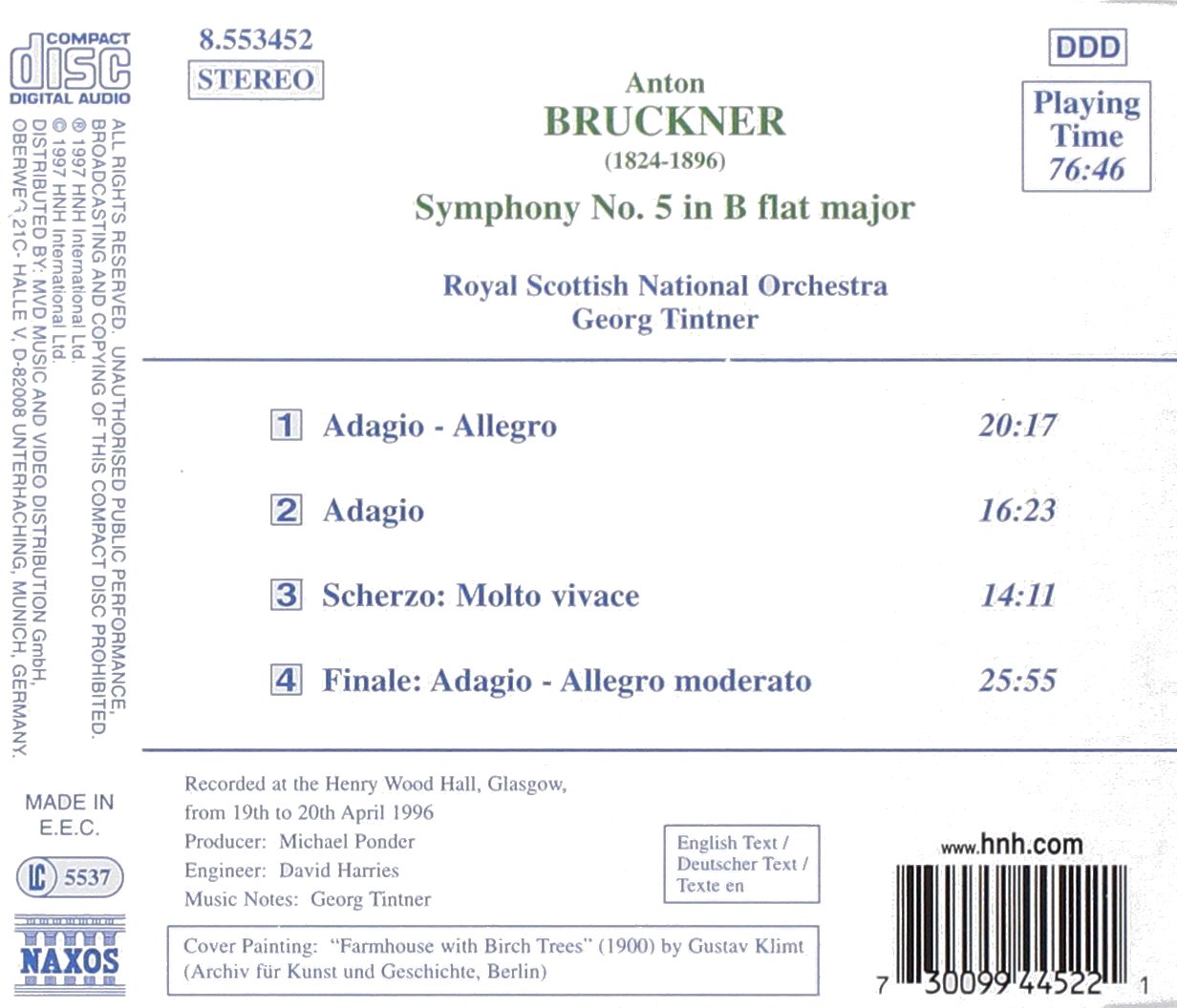 BRUCKNER: Symphony no. 5 - slide-1