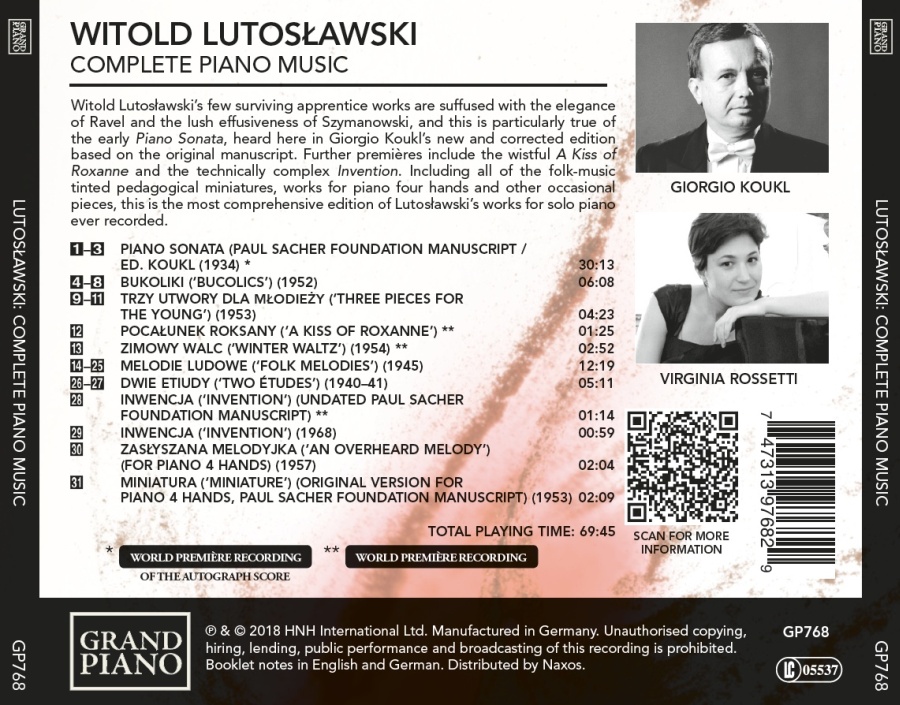 Lutosławski: Complete Piano Music - slide-1