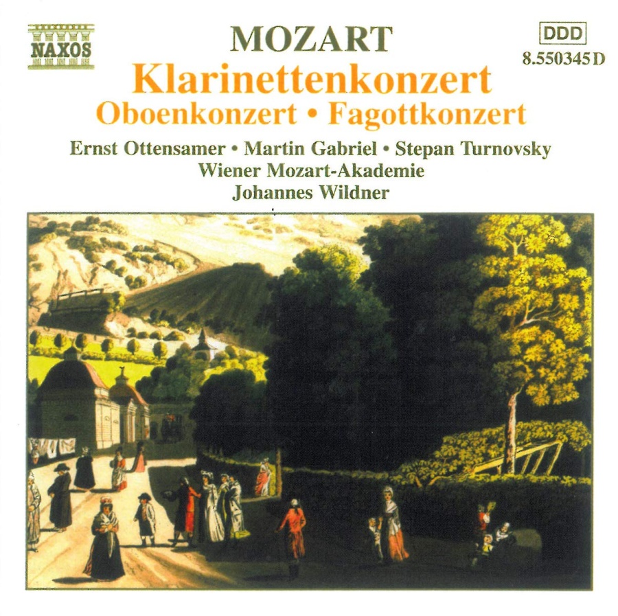 Mozart: Bassoon Concerto, Oboe Concerto, Clarinet Concerto