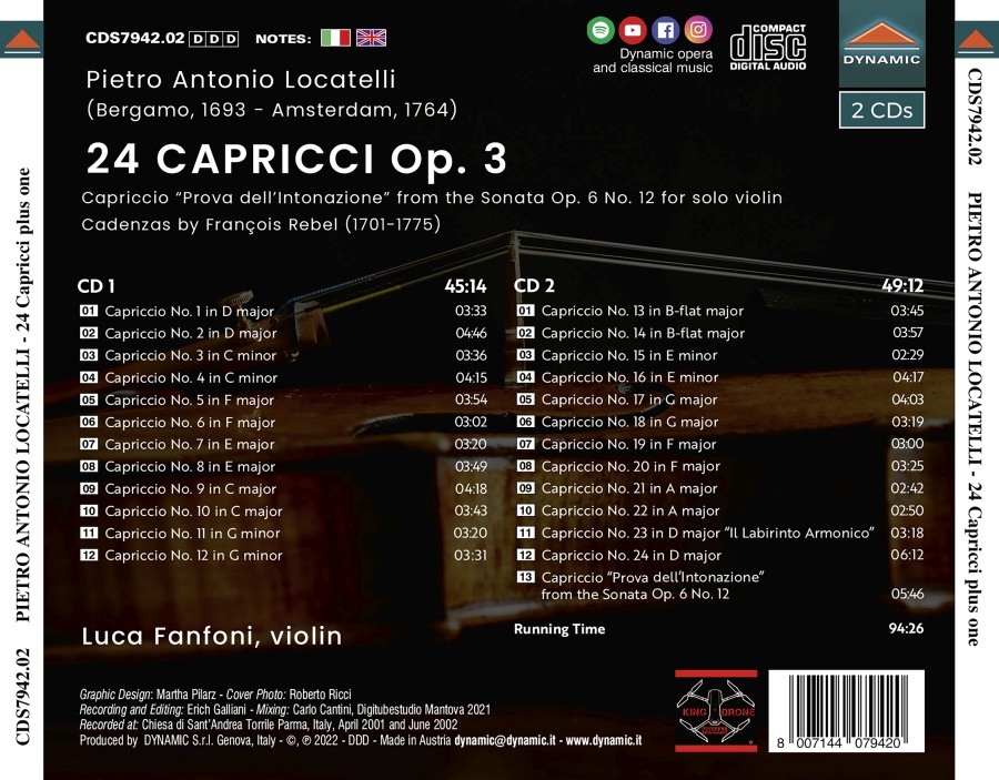 Locatelli: 24 Capricci op. 3 - slide-1