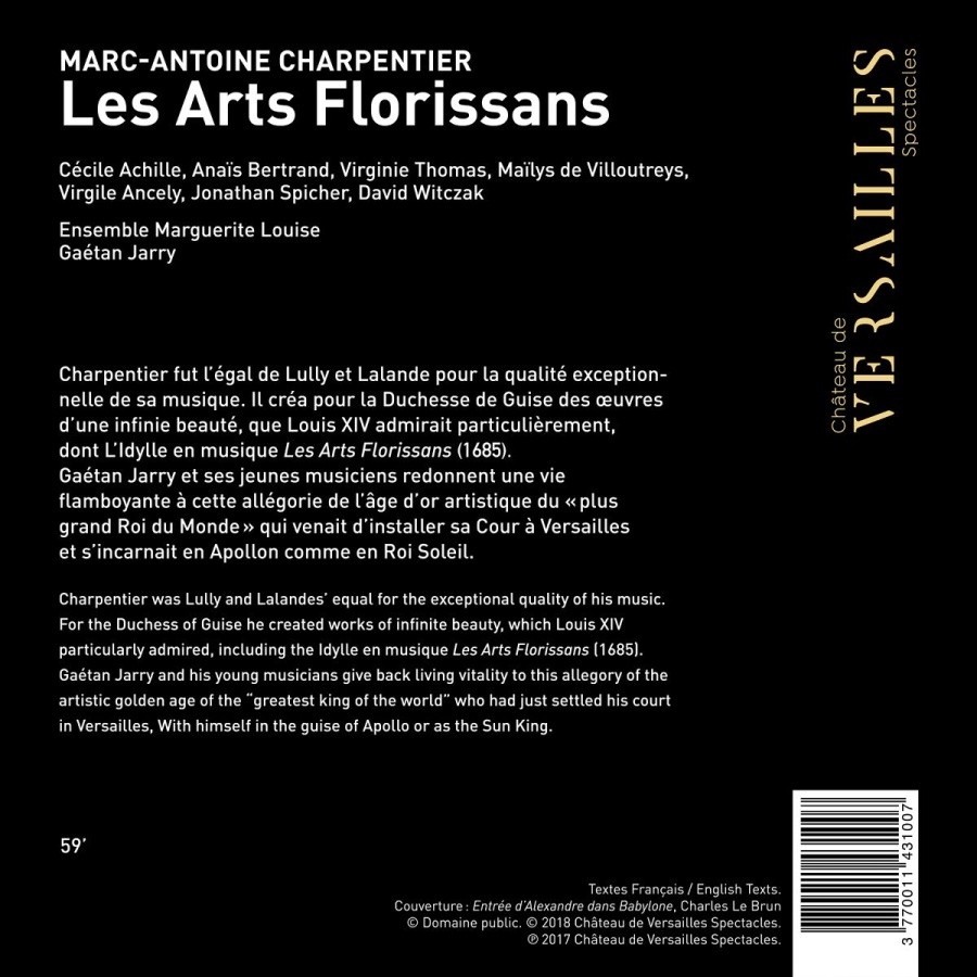 Charpentier: Les Arts Florissans, Idylle en musique - slide-1