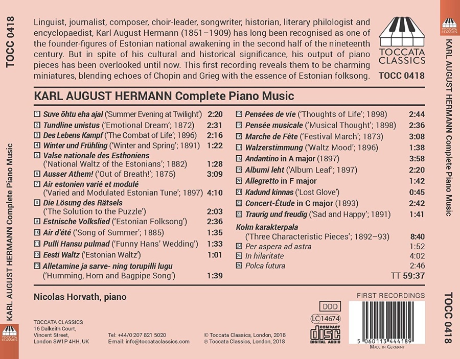 Hermann: Complete Piano Music - slide-1