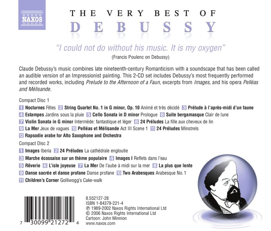 THE VERY BEST OF DEBUSSY - slide-1